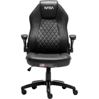 Nasa SILLA GAMING VOYAGER NEGRA, Zwart, Zwart, Polyurethaan, Polyurethaan (PU), Zwart, Zwart