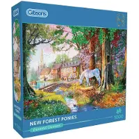 Gibsons New Forest Ponies Puzzel 1000 Stukjes
