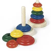 Nic stapeltoren cirkels hout 17 cm