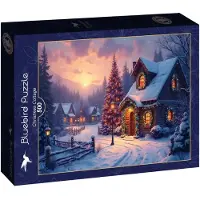 Blue Bird Christmas Cottage Puzzel 500 stukjes