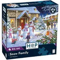The House of Puzzles Snow Family Puzzel 250 XL Stukjes