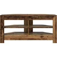 vidaXL HoekTVKabinet 102 x 41 x 50 cm Oud hout Bewerkt hout