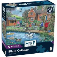 The House of Puzzles , puzzel: "Plum Cottage", 250 XL stukjes, landelijk thema