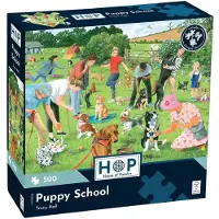 The House of Puzzles Puzzel: Puppy School, 500 stukjes, dieren