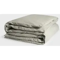 Yumeko Dekbedovertrek Gewassen Linnen 140x200 Groen - Eco, Bio & Fairtrade