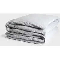 Yumeko Dekbedovertrek Gewassen Linnen 140x200 Blauw - Eco, Bio & Fairtrade