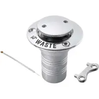 Marine Town Stainless Steel Water Filler Plug 38 Mm Zilver