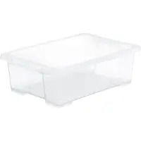 Rotho CORE Basic opbergbox - set van 4 - stapelbaar - 30 ltr
