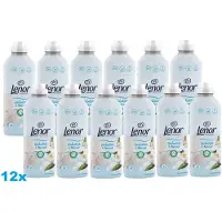 Lenor Wasverzachter Linden Blossom & Sea Salt – 12 x 950 ml – 456 Wasbeurten – Langdurige Frisheid & Zachte Was