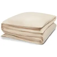 Yumeko Dekbedovertrek Katoensatijn 240x220 Beige - Eco, Bio & Fairtrade