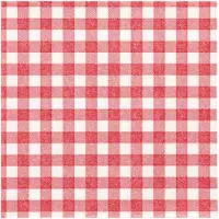 Papstar Servetten "ROYAL Collection" 1/4 vouw 40 cm x 40 cm rood "brabantsbont" (50 stuks) Grote servetten