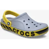 Crocs Bayaband Racer Band Clogs kinder klompen grijs geel maat 23/24