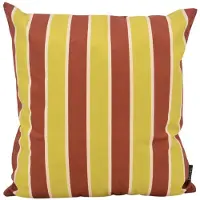 NOVÉE Sierkussen riviera stripe /roest | 45x45 cm | katoen/polyester
