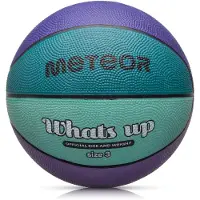TY - Basketbal What's up - Maat 3 - Paars/Turquoise - Antislip - Rubber - Voor binnen en buiten