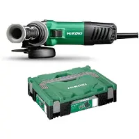HiKOKI haakslijpmachine 125 mm, inclusief turboflange G13SW2 (transportkoffer)