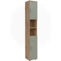 Vicco Irma Badkamerkast – 30 x 192 cm Saliegroen