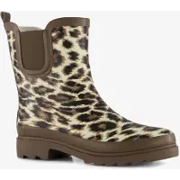 Mountain Peak korte dames regenlaarzen panterprint maat 38