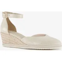 Tamaris dames espadrilles met sleehak champagne maat 38