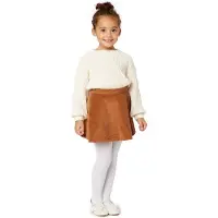 Merry Style WL-010 Kinderen Panty - 60 DEN -Microvezel - Meisjes - Polyamide - Wit - 116-122