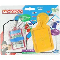 Hasbro Monopoly mini spel sleutelhanger - reisspel voor kinderen.