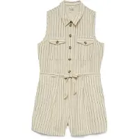 Vero Moda Vmjosephine sl playsuit wvn btq ecru dessin