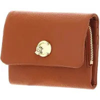 Coccinelle Leren portemonnee C-Me Softy Wallet Crab Lichtbruin