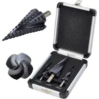 AWTOOLS M2-TiAlN Serie - Spiralende Stapboor Set - 4-32mm - Kwaliteitsstaal - TiAlN Coating