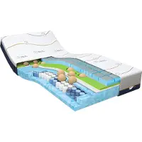 M line Cool Motion 7 Traagschuim matras 90 x 210 x 26 cm - tot 140 kg