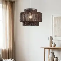 LumenXL Hanglamp Sumi van papier - donkerbruin