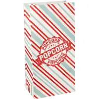 Papstar 100 Popcorn zak, Ersatz papier 1,3 l 21 cm x 10,5 cm x 6 cm Popcorn vetvrij