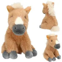 Miss Melody - Miss Melody knuffelpaard beige - 20 cm