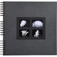 Exacompta Foto album spiraal Passion 32x32cm Zwart 60 pagina’s 358 foto’s