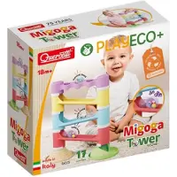 Quercetti knikkerbaan Eco geluid educatief speelgoed kleurrijk.