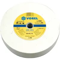 VOREL Serie - Fijne Slijpsteen - 200mm - 20mm Dikte - 40mm Binnendiameter
