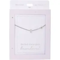 Depesche ketting zilver kruis hanger modern symbool 42-47cm.