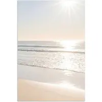 PosterMonkey Poster 120x180 cm - Zee - Zon - Zand - Posters - Kamer decoratie - Wanddecoratie woonkamer - Muurdecoratie slaapkamer XXL
