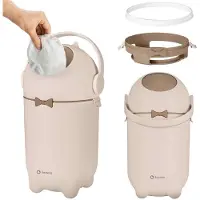 Lionelo Purebin – Geurwerende Luieremmer 10L – Zonder Navullingen (Universele Zakken) – Eénhandbediening – Hygiënisch & Luchtdicht Systeem