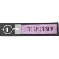Depesche sleutelhanger vilt roze Love Life accessoire cadeau.