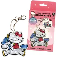 Micki Hello Kitty diamond painting sleutelhanger - creatief speelgoed.