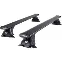 Farad Dakdragers geschikt voor Mazda Premacy 1999 t/m 2004 open dakrailing - Aluminium - Hoog laadvermogen 100kg - Wingbar Zwart - Merk
