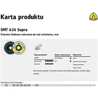 Klingspor Lamellenschuurschijf | d. 125 mm korreling 40 6graden conisch | RVS zirkoniumkorund | 10 stuks - 321690