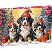 CherryPazzi Holiday Puppies Puzzel 1000 Stukjes