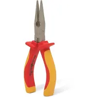 Handy 170 mm Geïsoleerde Langbektang / Punttang - VDE Tang tot 1000V | Platbektang van Chroom-Vanadium Staal [10354]