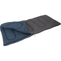 Eurotrail Slaapzak Texel XL - Camping Slaapzak - Lichtgewicht en Compact - 100 x 220 cm - Hoogwaardige Isolatie - Ademend Katoen