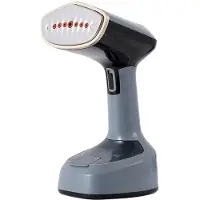 Eafc Kledingstomer Inklapbaar -1500W – Ontkreuker – Handstomer voor Kleding en Meubilair – Stoomapparaat – Incl. opzetborstels - Stoomreiniger - Grijs