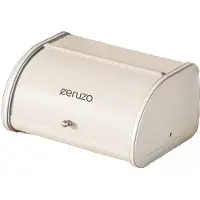 Ceruzo Broodtrommel-Schuifdeksel - Retro Design - Opbergbox Keuken - Mat Soft Beige - 35 x 26 x H17 cm
