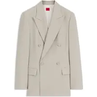 HUGO Relaxed-fit blazer met twee rijen knopen