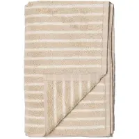 Scandi Living Drift badhanddoek 100x150 cm Beige-wit