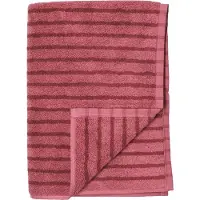 Scandi Living Drift badhanddoek 100x150 cm Roze-rood