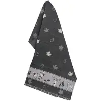 Bunzlau Castle Forest Animals theedoek 65x65 Black